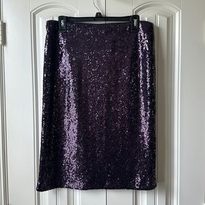Sequin pencil skirt